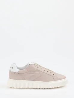 Voile Blanche – Sneaker aus Lammleder in Taupe