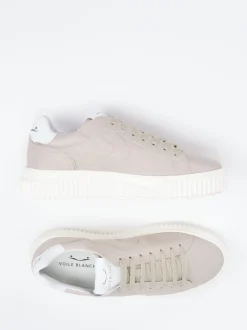 Voile Blanche – Sneaker aus Lammleder in Taupe