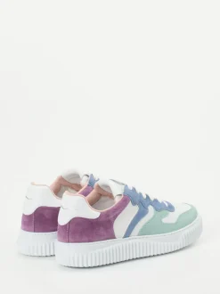 Voile Blanche – Sneaker aus Veloursleder in Pastell