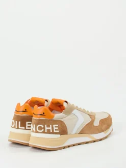 Voile Blanche – Sneaker aus Veloursleder Beige