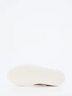 Voile Blanche – Sneaker aus Textil und Veloursleder beige