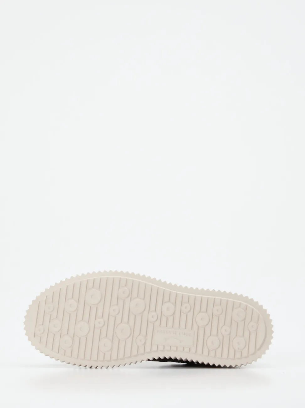Voile Blanche – Sneaker aus Metallicleder Grau