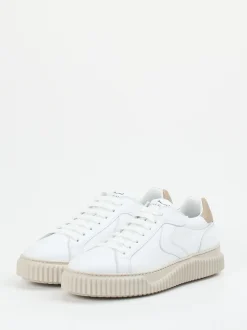 Voile Blanche – Sneaker aus Kalbleder Weiß