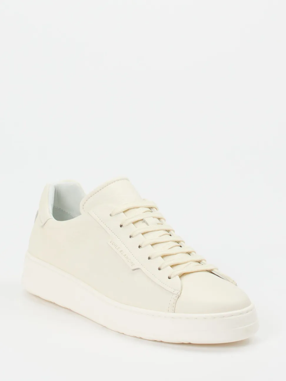 Voile Blanche – Sneaker aus Kalbleder Cremeweiß