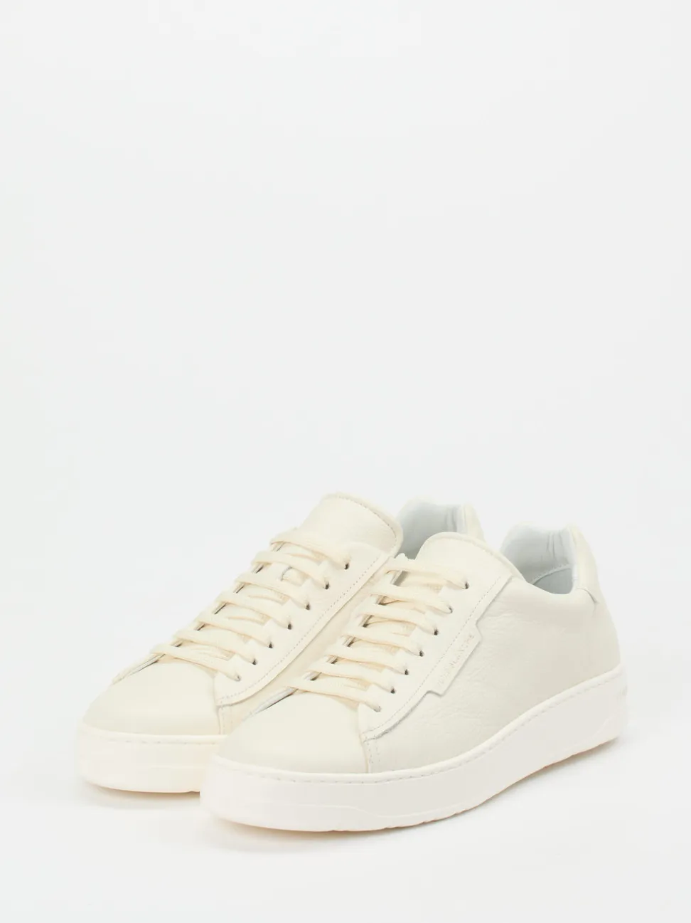 Voile Blanche – Sneaker aus Kalbleder Cremeweiß
