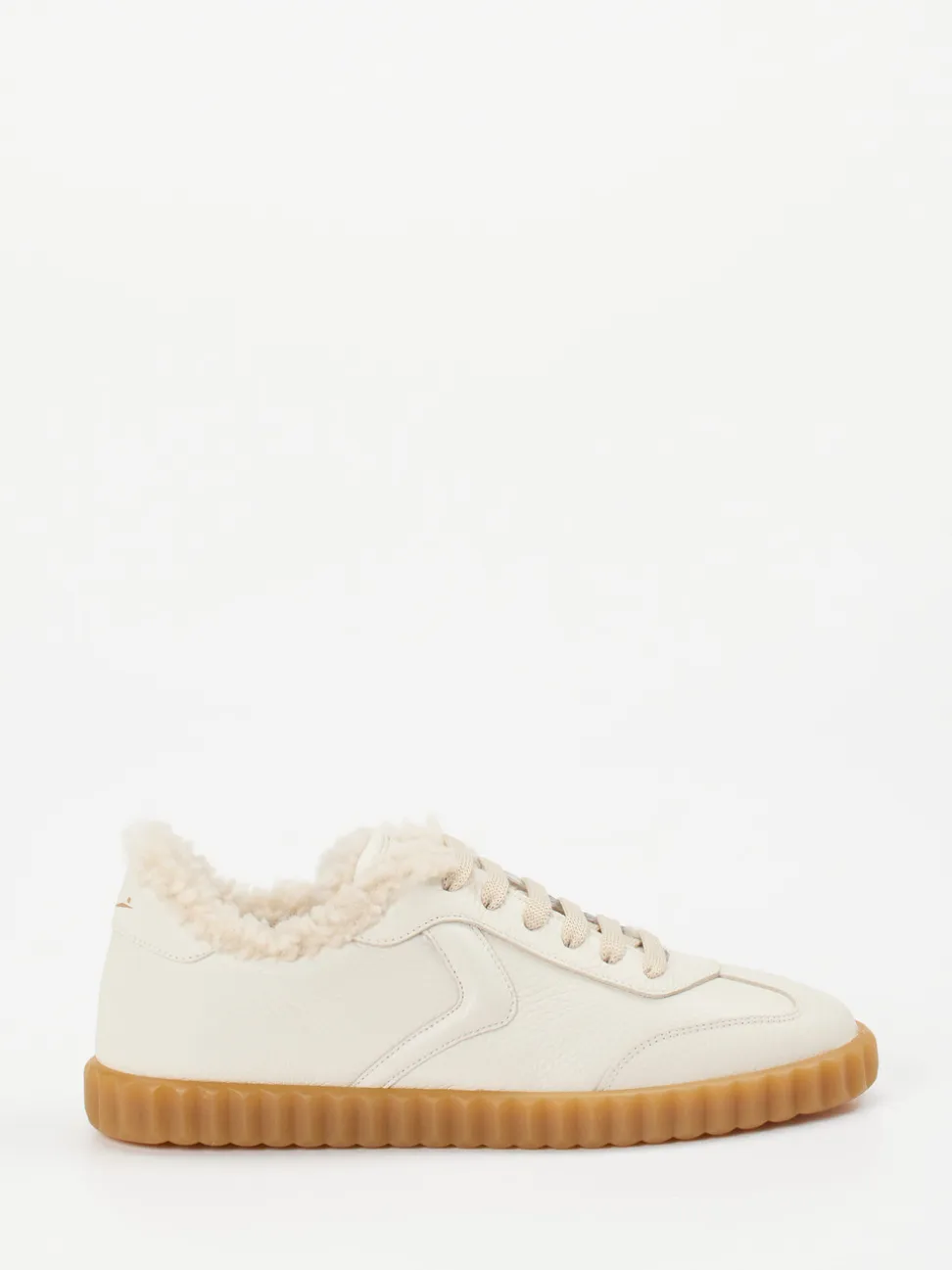 Voile Blanche – Sneaker aus Kalbleder cremeweiß