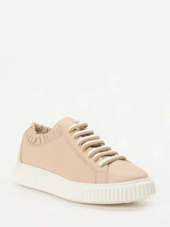 Voile Blanche – Sneaker aus Lammleder beige