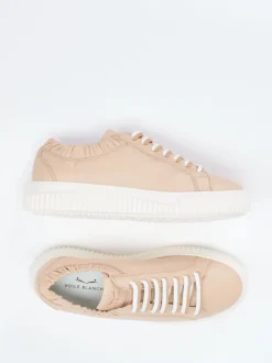 Voile Blanche – Sneaker aus Lammleder beige