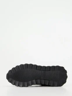 Voile Blanche – Sneaker aus Veloursleder taupefarben
