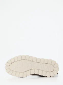 Voile Blanche – Stiefelette aus Veloursleder taupe