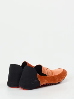 Wai – Loafer aus Textil in Kupferorange
