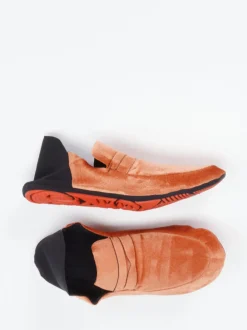 Wai – Loafer aus Textil in Kupferorange