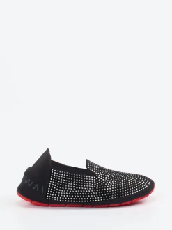 Wai – Slip-On Sneaker aus Textil mit Strassbesatz