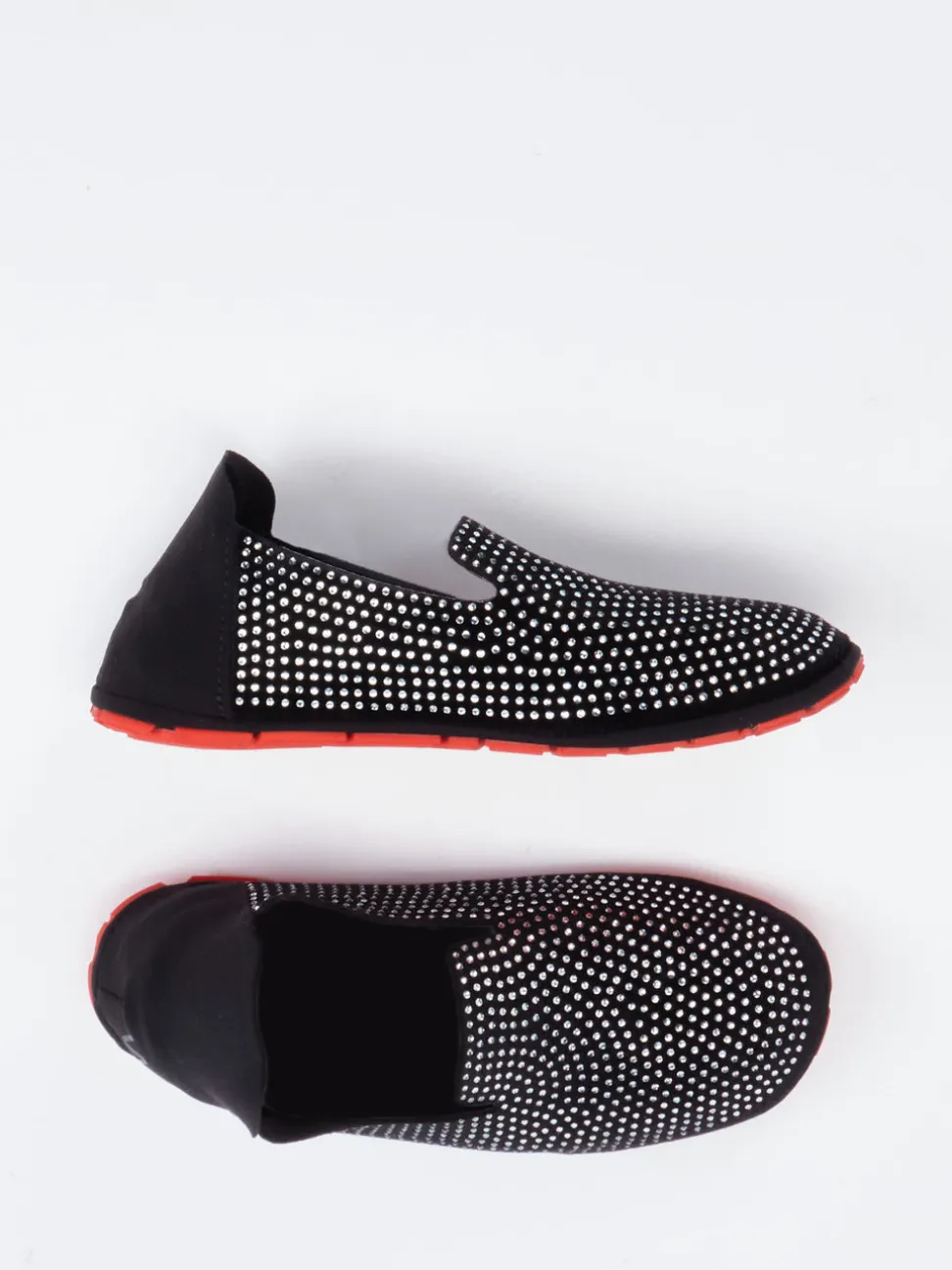 Wai – Slip-On Sneaker aus Textil mit Strassbesatz