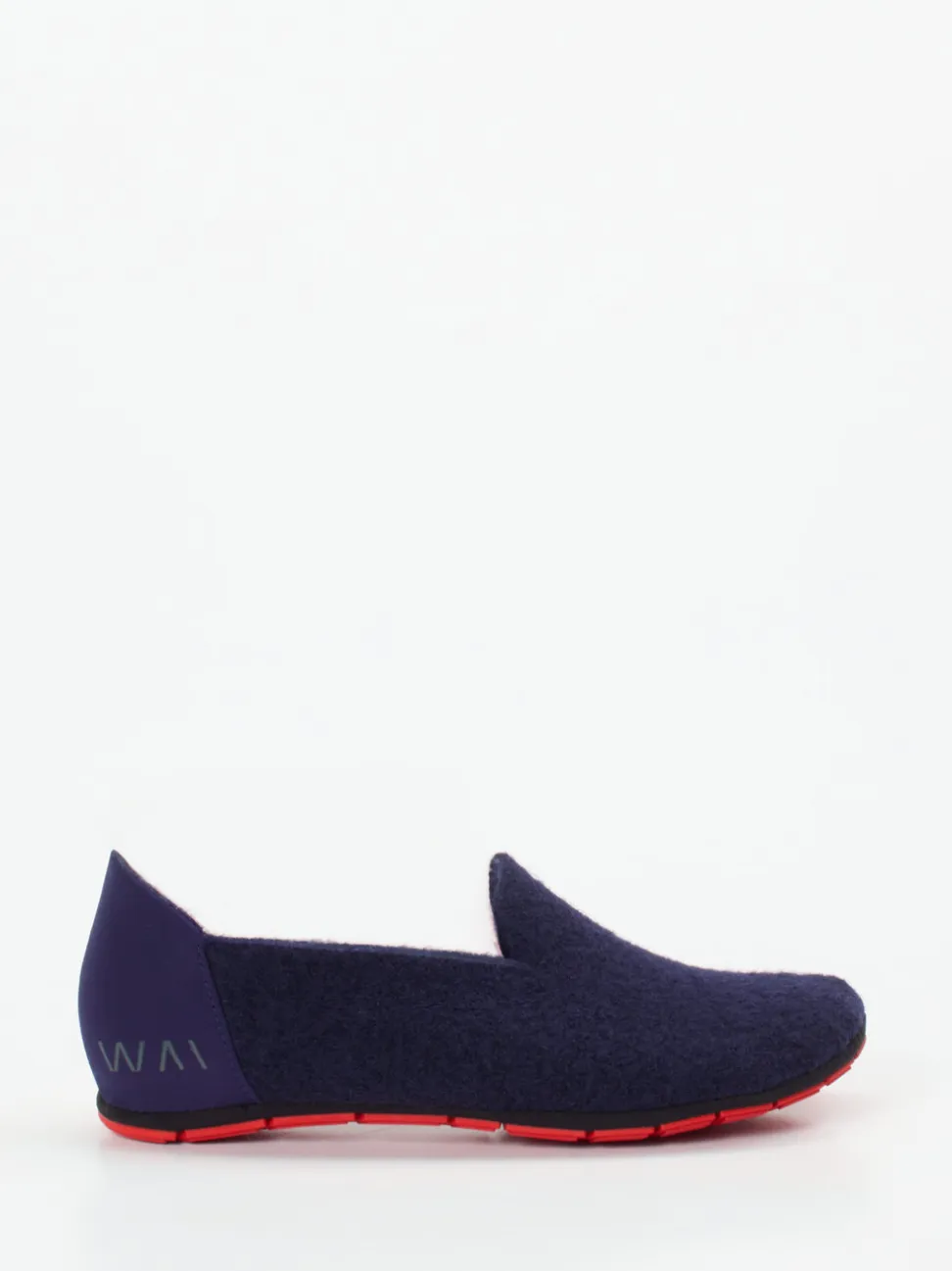 Wai – Slipper aus Wollfilz in Dunkelblau