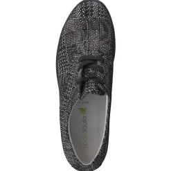 Waldläufer – Derby-Schnürschuh aus Lackleder schwarz