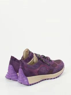 Waldläufer – Freizeitsneaker aus Veloursleder violett