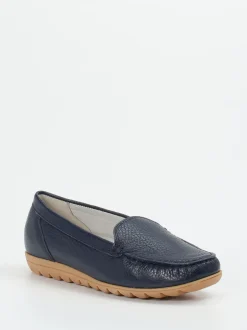 Waldläufer – Komfort-Loafer aus Hirschleder blau