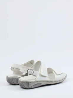 Waldläufer – Komfortsandalen aus Kalbleder weiß
