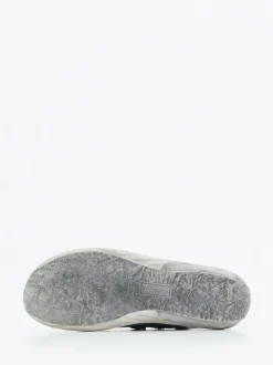Waldläufer – Komfortsandalen aus Nubukleder jeansblau