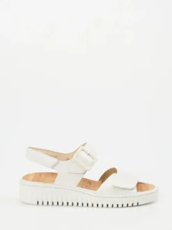 Waldläufer – Komfortsandale aus Kalbleder Offwhite