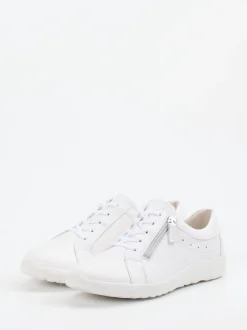 Waldläufer – Komfort-Sneaker aus Hirschleder weiß