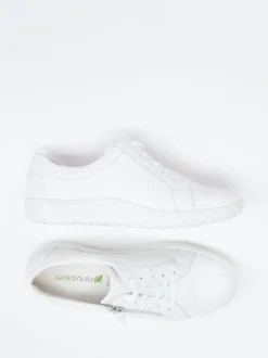 Waldläufer – Komfort-Sneaker aus Hirschleder weiß