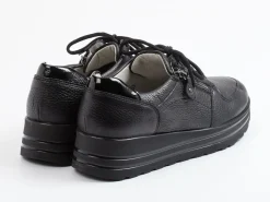 Waldläufer – Komfort-Sneaker aus Lammleder Schwarz