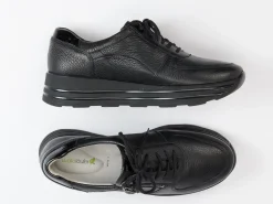 Waldläufer – Komfort-Sneaker aus Lammleder Schwarz