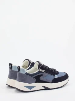 Waldläufer – Komfort-Sneaker aus Veloursleder blau