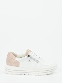 Waldläufer – Komfort-Sneaker aus Elchleder Weiß