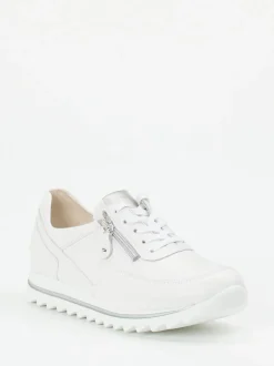 Waldläufer – Komfort-Sneaker aus Kalbleder weiß