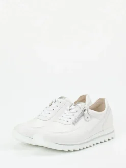Waldläufer – Komfort-Sneaker aus Kalbleder weiß