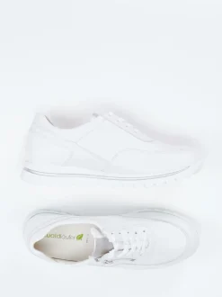 Waldläufer – Komfort-Sneaker aus Kalbleder weiß