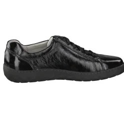 Waldläufer – Komfort-Sneaker aus Lackleder schwarz