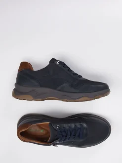 Waldläufer – Komfort-Sneaker aus Kalbleder Dunkelblau