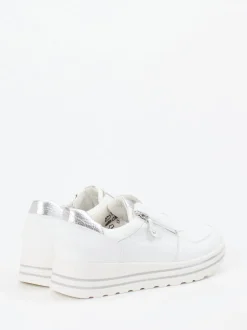 Waldläufer – Komfort-Sneaker aus Elchleder weiß