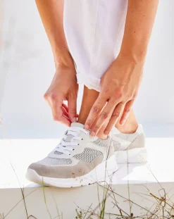 Waldläufer – Komfort-Sneaker aus Veloursleder grau