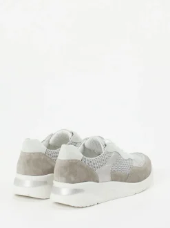 Waldläufer – Komfort-Sneaker aus Veloursleder grau