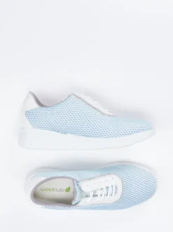 Waldläufer – Komfort-Sneaker aus Textil in Hellblau