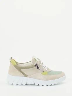 Waldläufer – Komfort-Sneaker aus Veloursleder beige