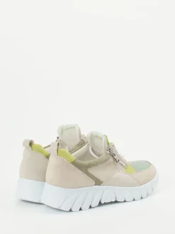 Waldläufer – Komfort-Sneaker aus Veloursleder beige