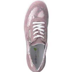 Waldläufer – Komfort-Sneaker aus Nubukleder altrosa