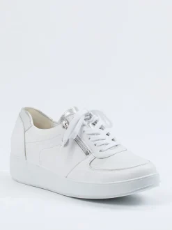 Waldläufer – Komfort-Sneaker aus Hirschleder Weiß