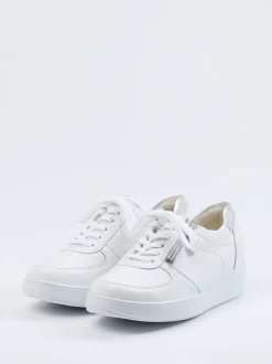 Waldläufer – Komfort-Sneaker aus Hirschleder Weiß