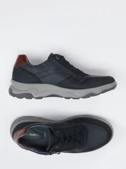 Waldläufer – Komfort-Sneaker aus Kalbleder Schwarz