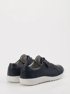 Waldläufer – Komfort-Sneaker aus Leder dunkelblau