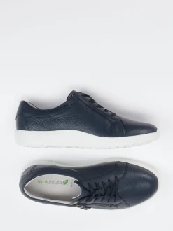 Waldläufer – Komfort-Sneaker aus Leder dunkelblau