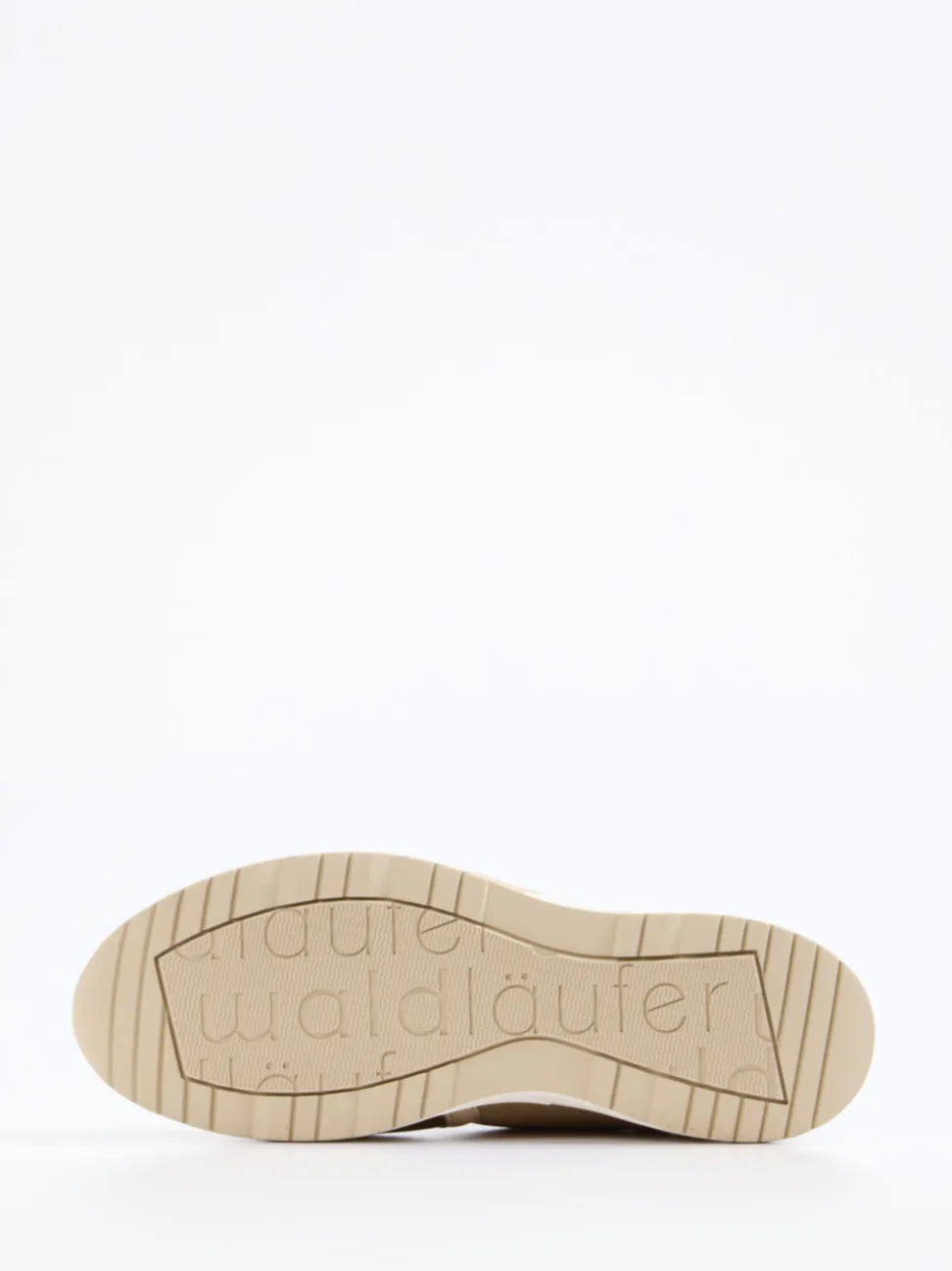 Waldläufer – Komfort-Sneaker aus Velours und Mesh beige