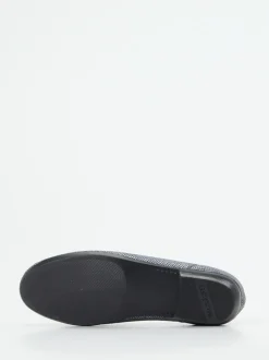 Waldläufer – Loafer aus geprägtem Leder jeansblau
